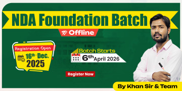 NDA Foundation Batch Offline Dehradun